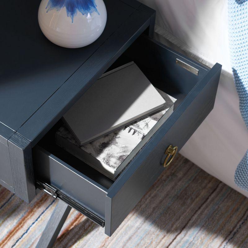 Sadie 1 Drawer Nightstand - NST9200 - Navy - Safavieh