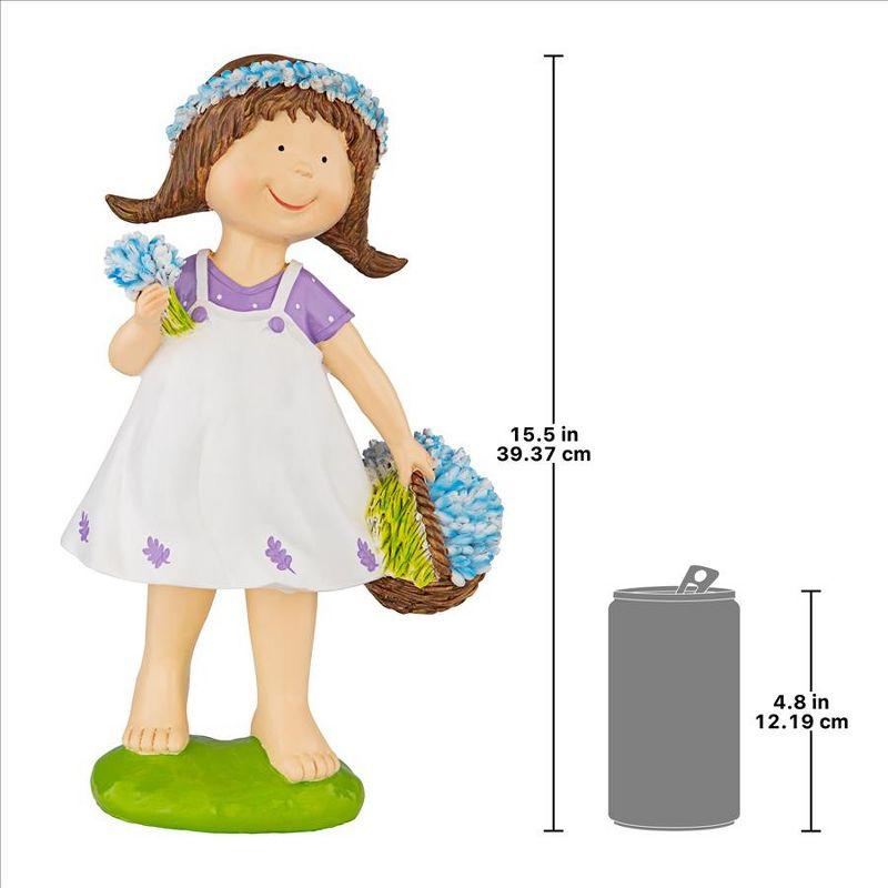 Juliette Bluebonnet Girl Garden Statue