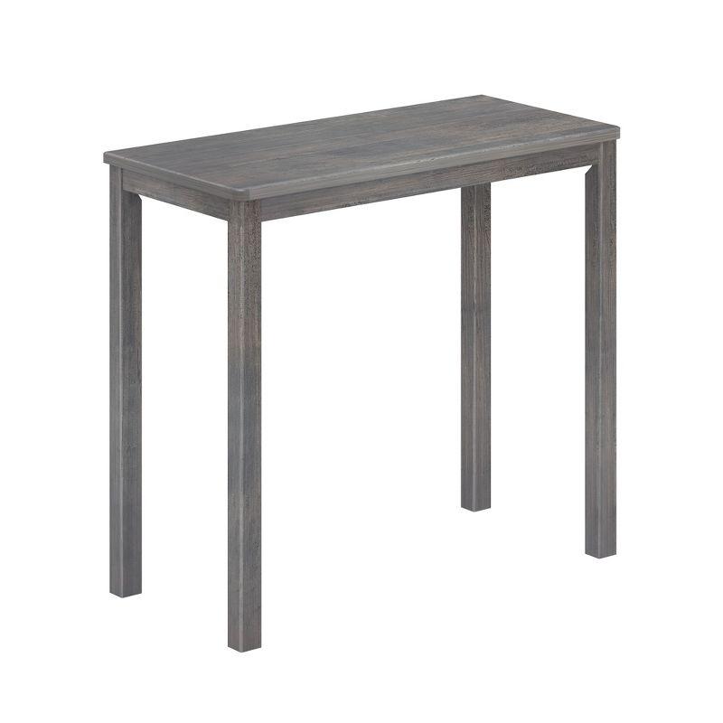 Max & Lily Modern Farmhouse Solid Wood Reading Work Desk, Driftwood