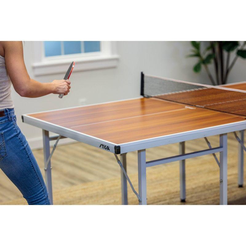 STIGA STIGA Space Saver Foldable Indoor Ping Pong Table - Compact Size with Regulation Quality