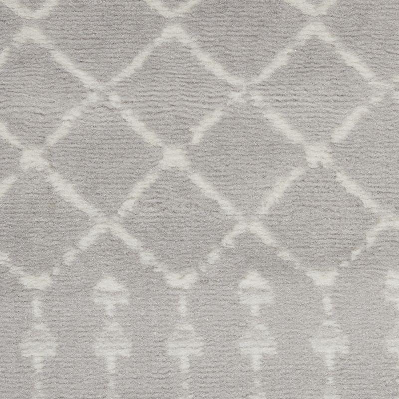Nourison Whimsicle WHS02 Indoor only Area Rug - Grey 6' x 9'