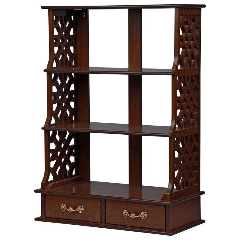 3 Piece Tiered Shelf with Drawer