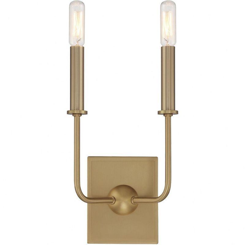 Savoy House Avondale 2 - Light Wall Light in  Warm Brass
