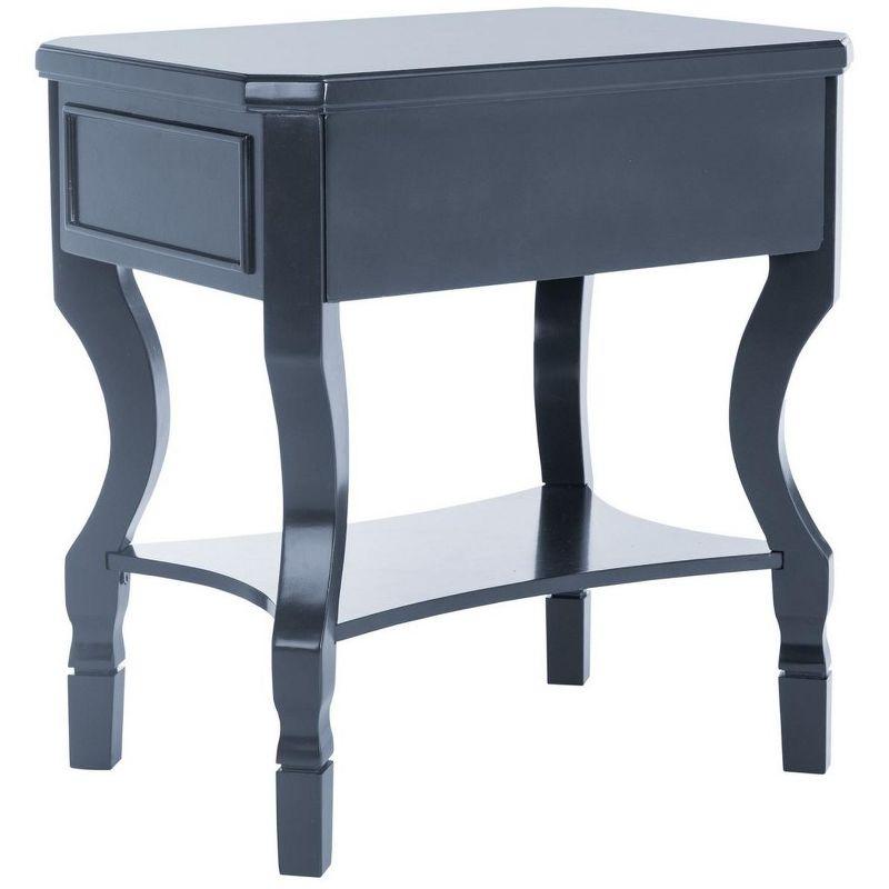 Alaia 1 Drawer Night Stand - Navy - Safavieh