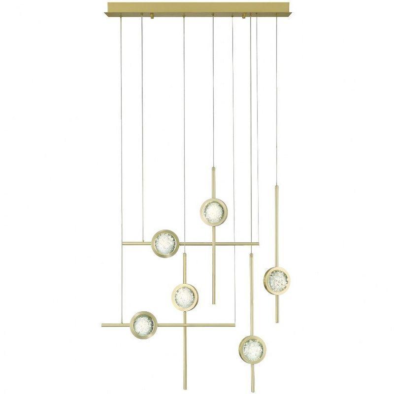 Eurofase Barletta 6 - Light Dimmable LED Linear Chandelier