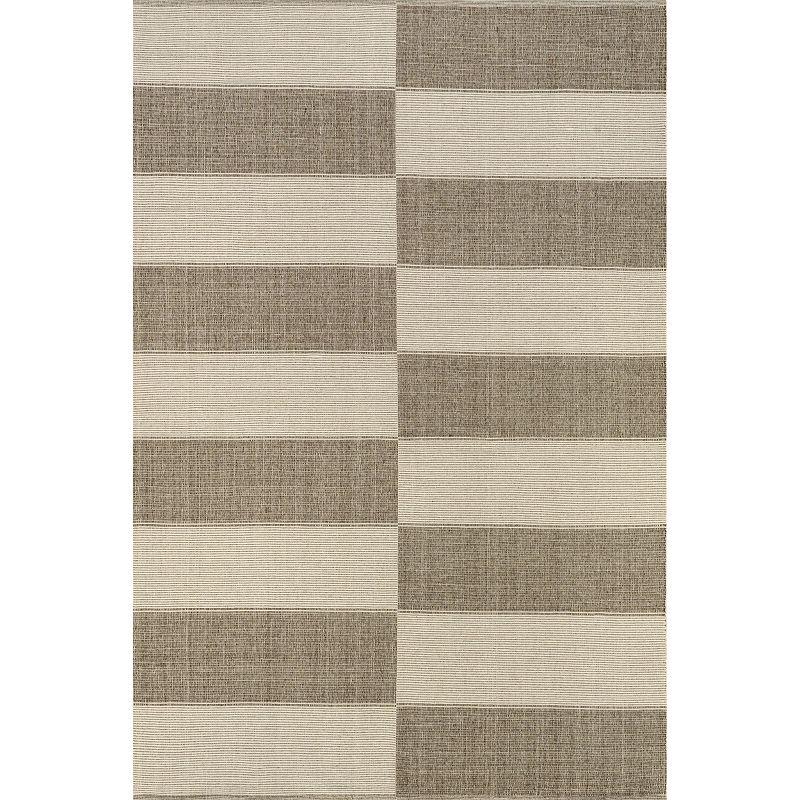 Ebern Designs Hertford Checked Cotton Area Rug