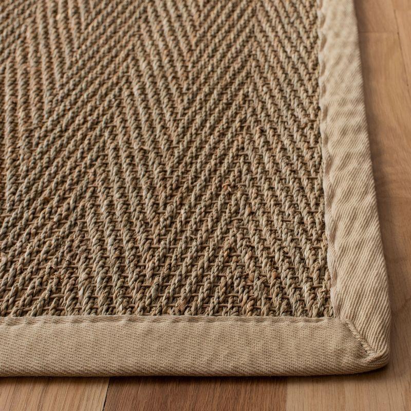 Natural Ivory Seagrass 4' x 6' Area Rug