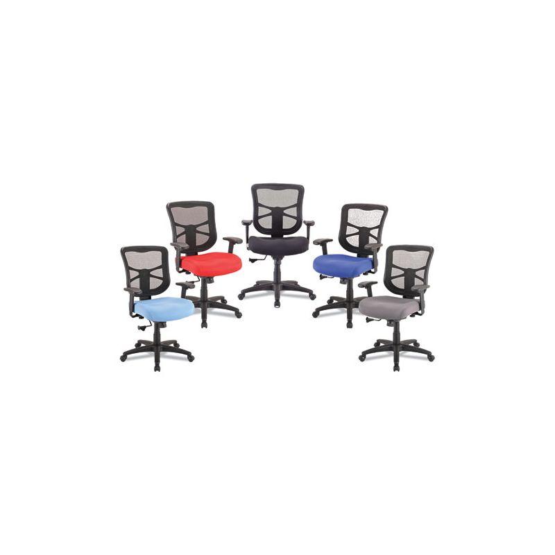 Alera Alera Elusion Series Mesh Mid-Back Swivel/Tilt Chair, Supports Up to 275 lb, 17.9" to 21.8" Seat Height, Black