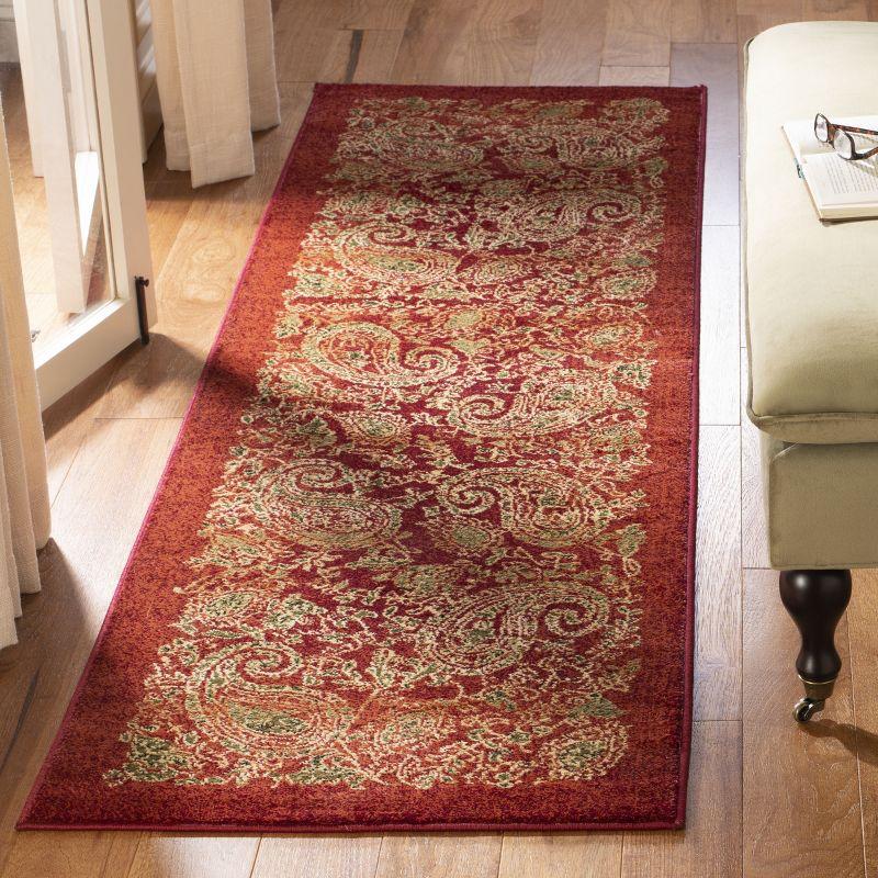 Lyndhurst LNH224 Power Loomed Runner Rug - Red/Multi - 2'3"x8' - Safavieh