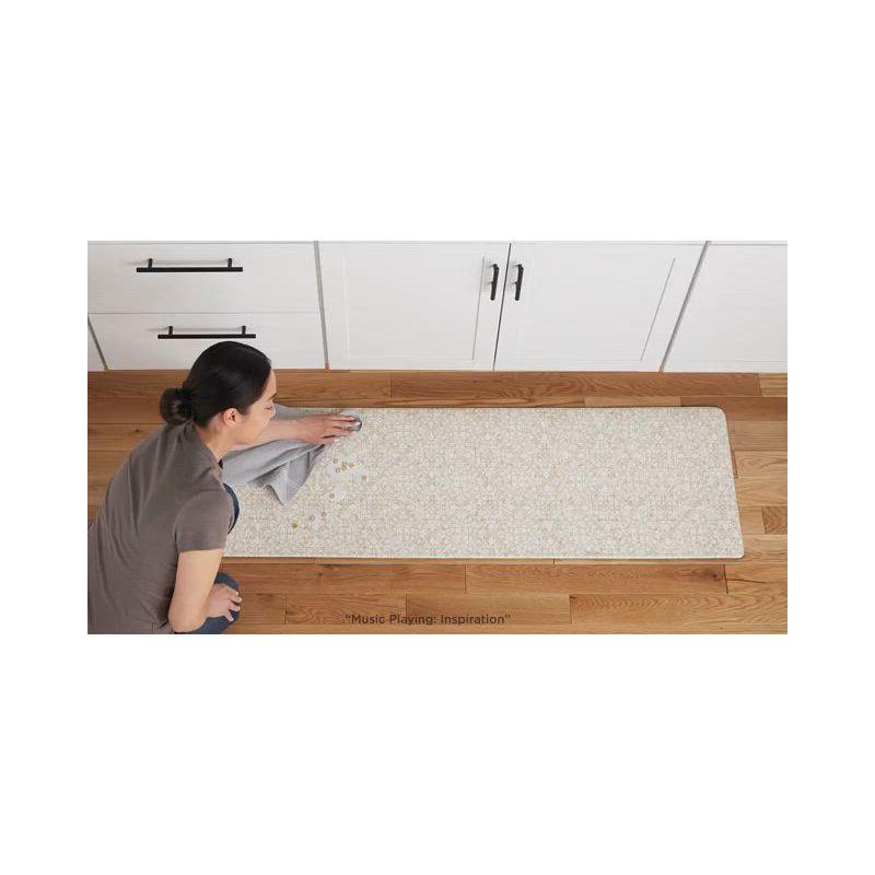 Town & Country Living TOWN & COUNTRY BASICS Comfort Plus Non-Slip Backing Vintage Medallion Tile Anti Fatigue Comfort Mat