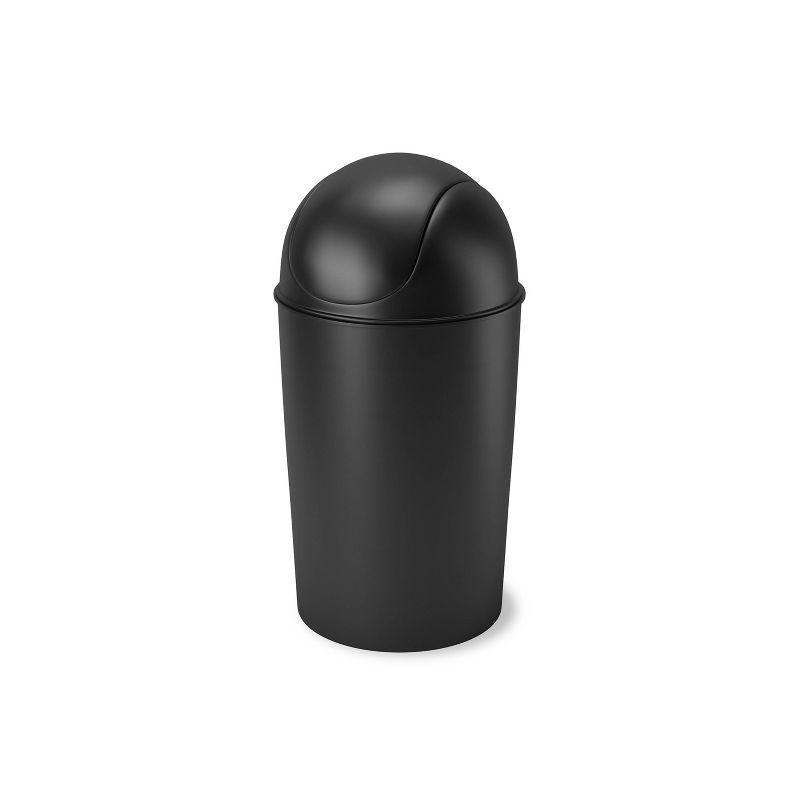 Plastic Swing Top Trash Can - 10 Gallons