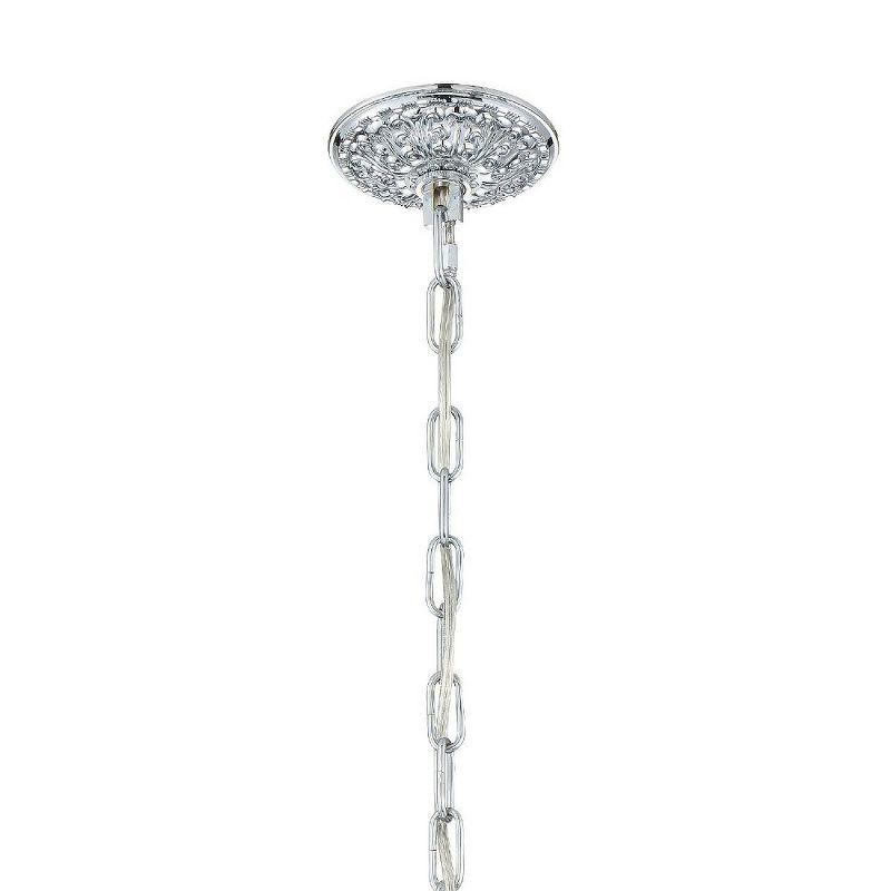 Crystorama Lighting Traditional Crystal 4 - Light Chandelier in  Polished Brass