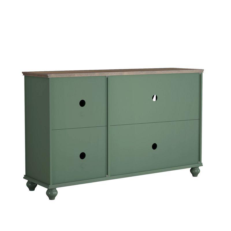 55" Vintage Storage Sideboard Buffet Accent Cabinet - Festivo