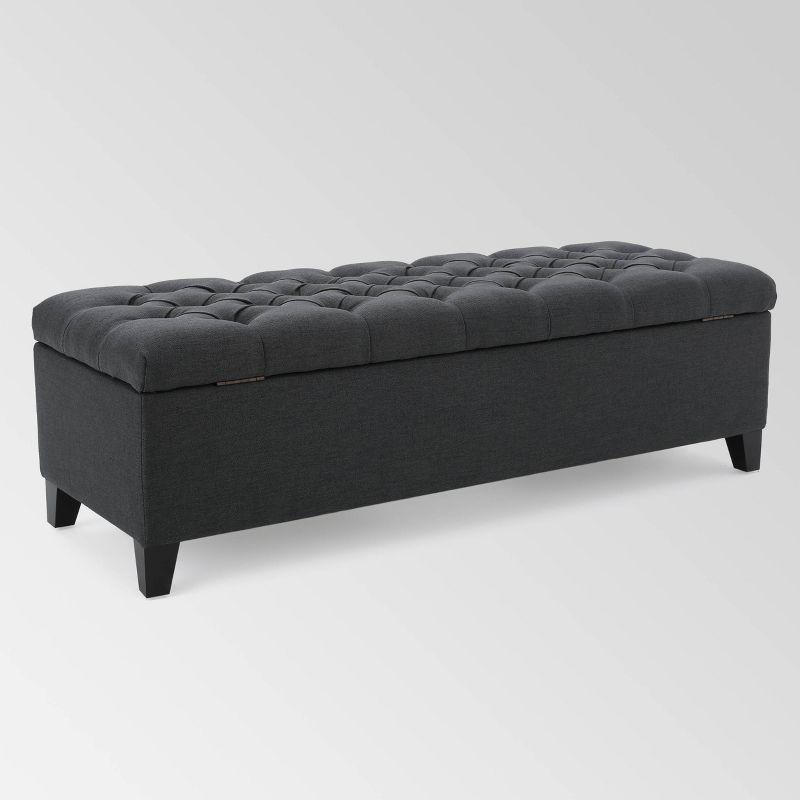 Ottilie Storage Ottoman - Christopher Knight Home