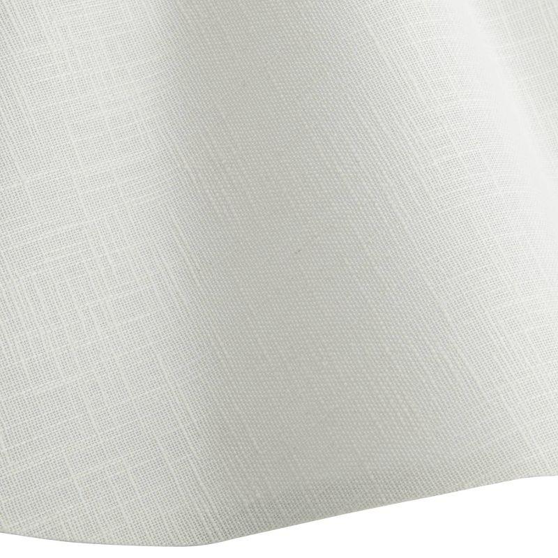 Large White Wave Empire Linen Table Lamp Shade