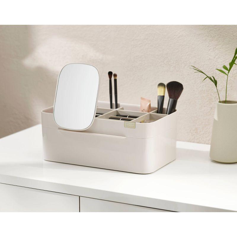 Joseph Joseph Viva Large Makeup Organizer with Removable Mirror