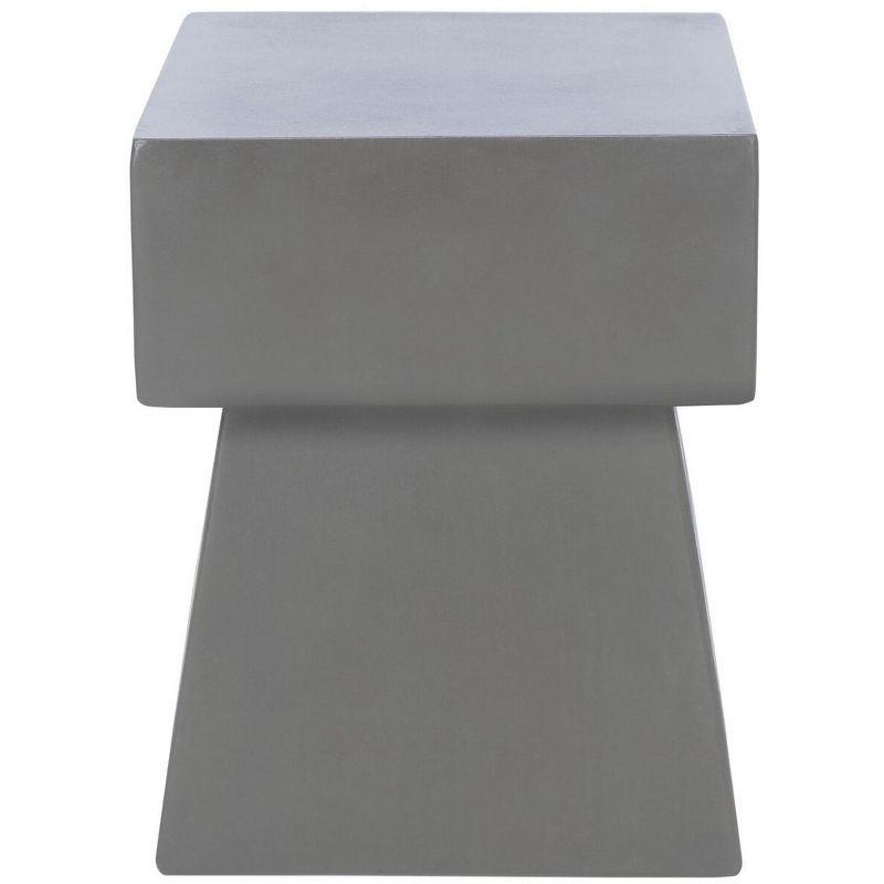 Zen Mushroom Modern Concrete 18.1 Inch H Indoor/Outdoor Accent Table  - Safavieh