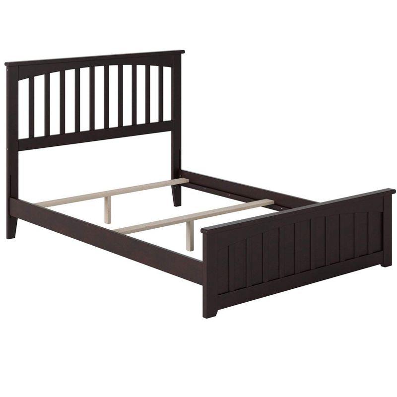 AFI Furnishings Mission Low Profile Solid Wood Platform Bed with Matching Footboard