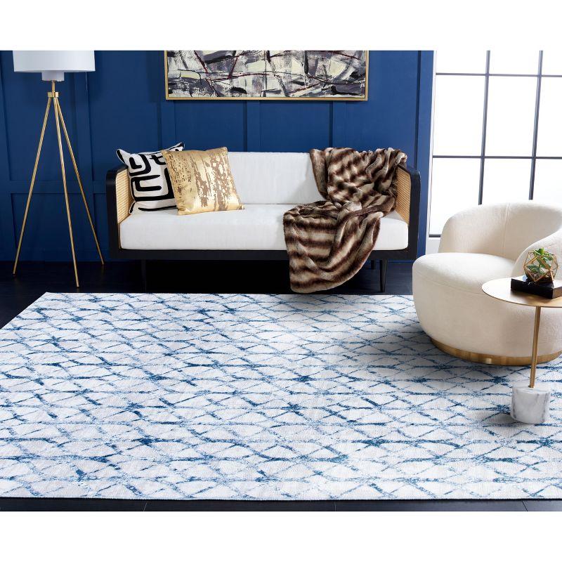 Amelia ALA792 Power Loomed Area Rug - Grey/Navy - 8'x10' - Safavieh.