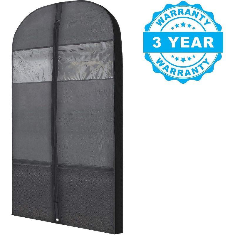 Rebrilliant Plixio Garment Bags Suit Bag for Travel & Clothing Storage for Suits, Dresses & More - (2 Pack) (Set of 2)