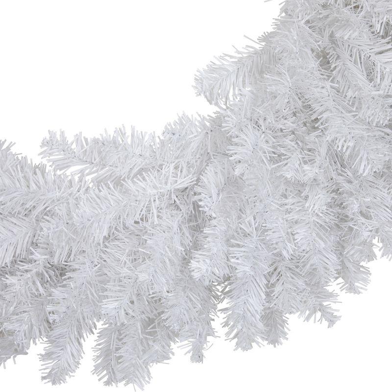 Northlight 24" Unlit White Canadian Pine Artificial Christmas Wreath