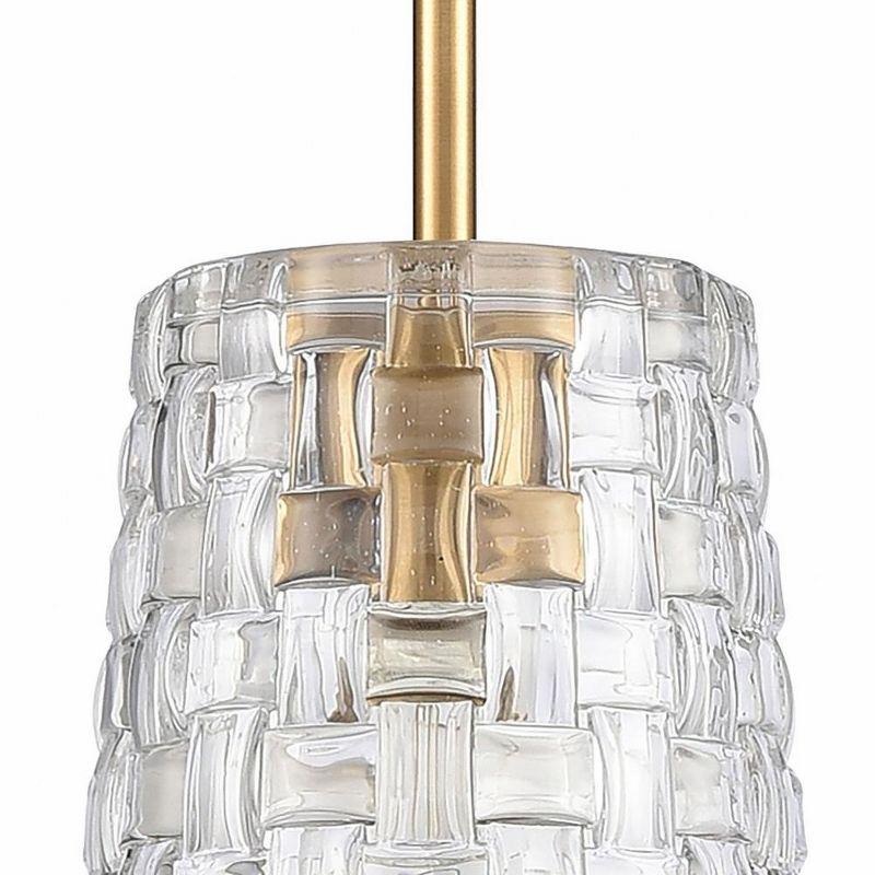 Elk Home Lightweave 1 - Light Pendant in  Satin Brass