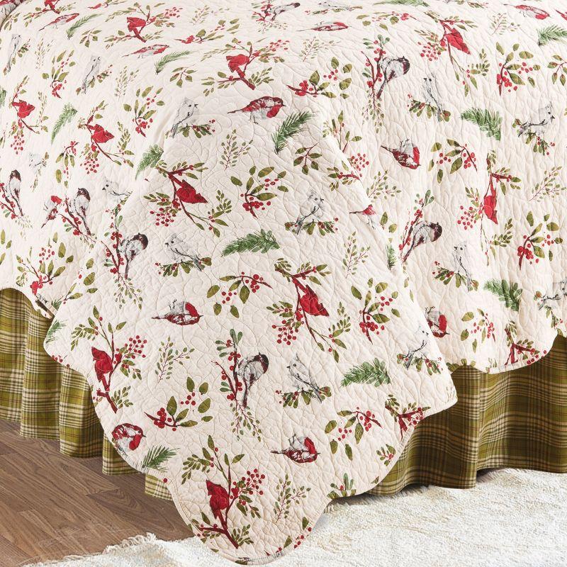 Garden Folly Cotton Reversible Quilt Set