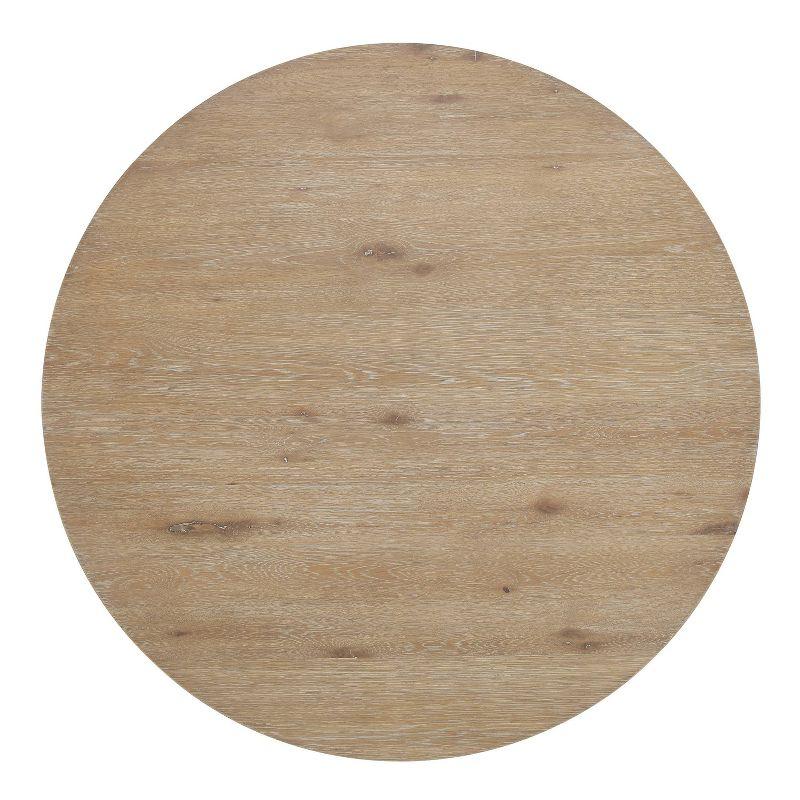 Joanna Round Dining Table Rustic Brown - Crosley