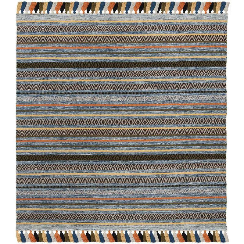 Montauk MTK901 Hand Woven Indoor Area Rug - Blue/Multi - 6'x6' - Safavieh.