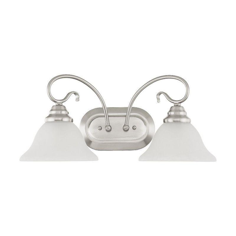 Livex Lighting Coronado 2 - Light Vanity in  Brushed Nickel