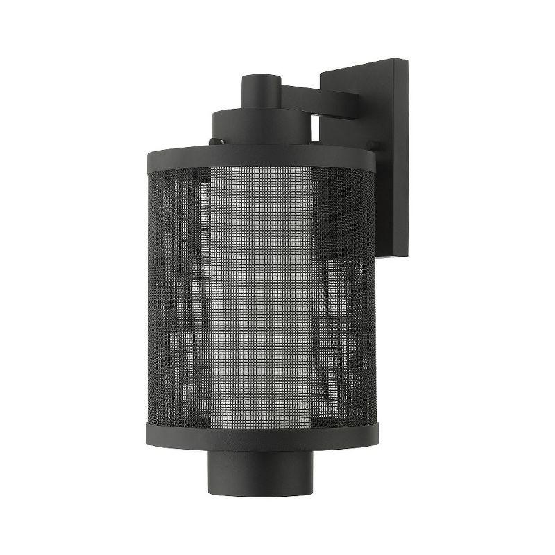 Livex Lighting Nottingham 1 - Light Wall Light in  Textured Black