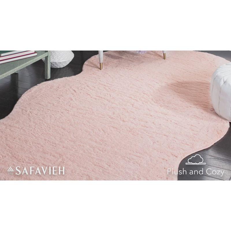 Faux Sheep Skin FSS515 Power Loomed Indoor Accent Rug - Ivory - 3'x5' - Safavieh
