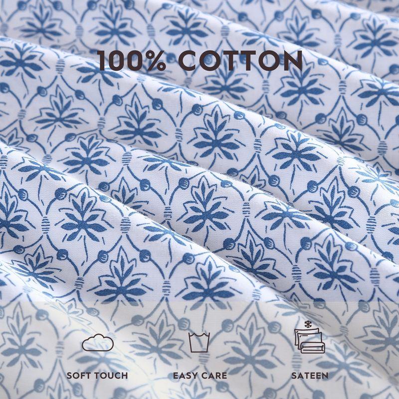 Laura Ashley Laura Ashley Sateen Cotton Printed Sheet Sets
