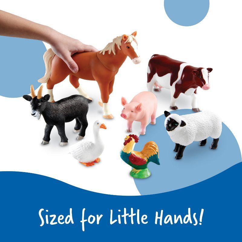 Learning Resources Learning Resources Jumbo Farm Animals, Set Of 7