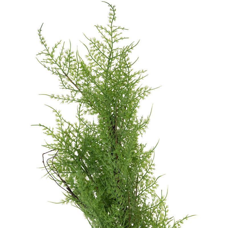 Northlight Seasonal 5' x 8" Green and Brown Cedar Artificial Christmas Garland - Unlit