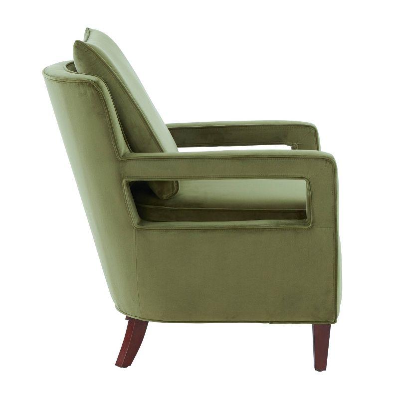 Comfort Pointe Questa Velvet Accent Arm Chair