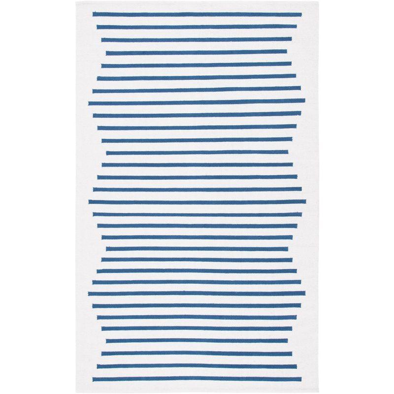 Montauk MTK313 Hand Woven Indoor Accent Rug - Ivory/Navy - 3'x5' - Safavieh