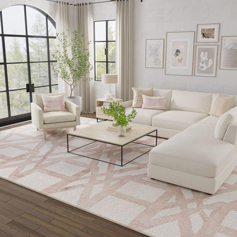 Lorrain Modern Geometric Area Rug