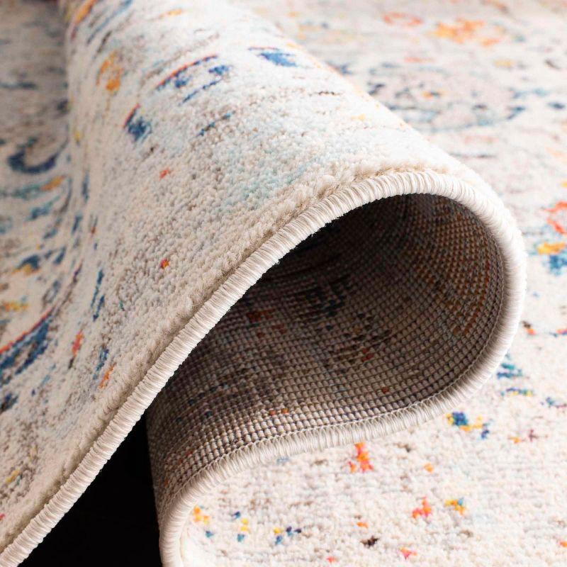 Madison MAD474 Power Loomed Indoor Area Rug - Cream/Blue - 8'x10' - Safavieh