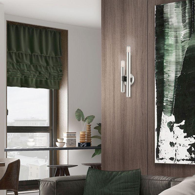 Livex Lighting Helsinki 2 - Light Wall Light in  Brushed Nickel