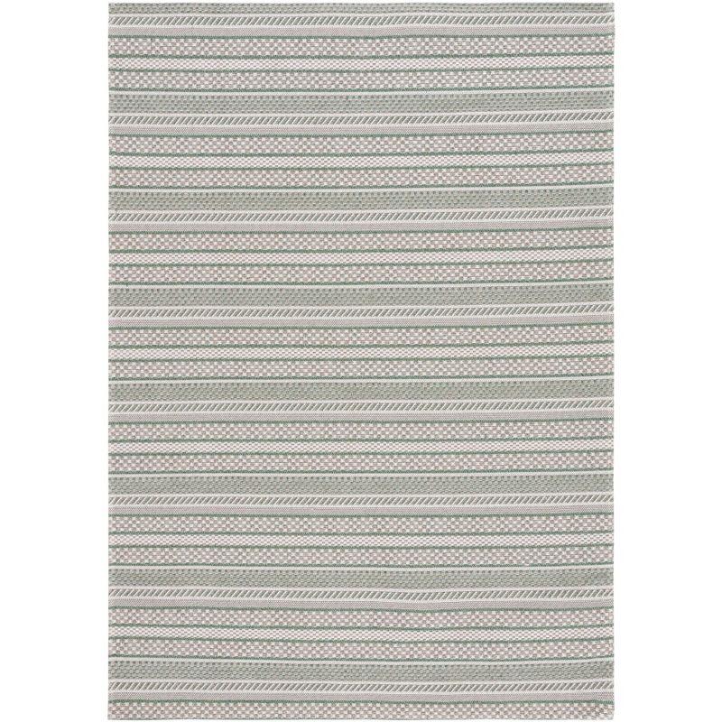 Martha Stewart Rugs Martha Stewart 412 100% Cotton Striped Rug