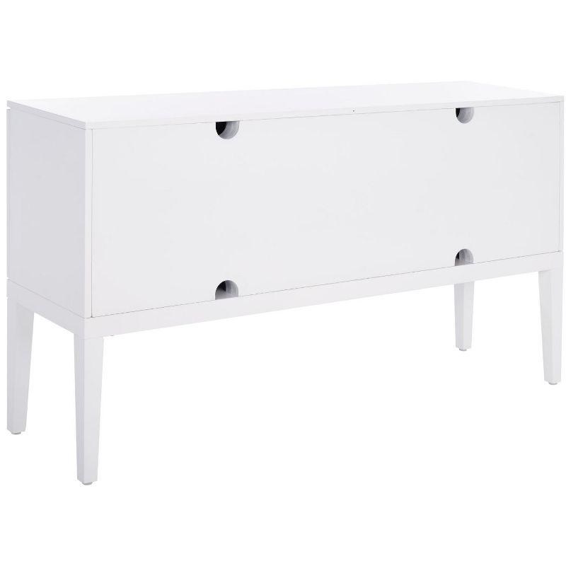 Riya 3 Door 2 Shelf Sideboard - White - Safavieh