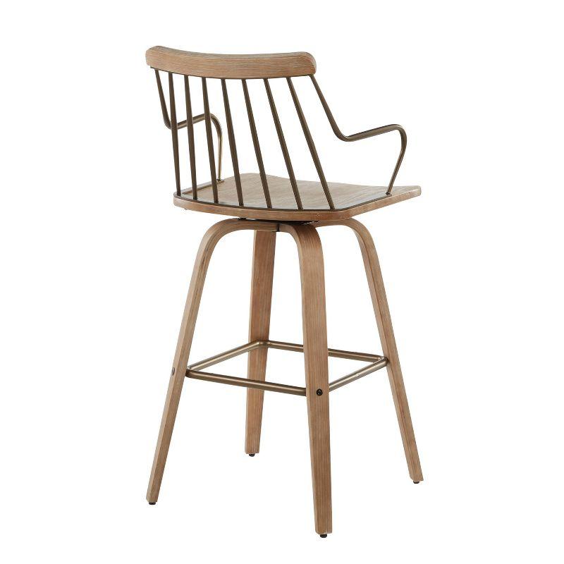 George Oliver Amella 30" Fixed-Height Bar Stool