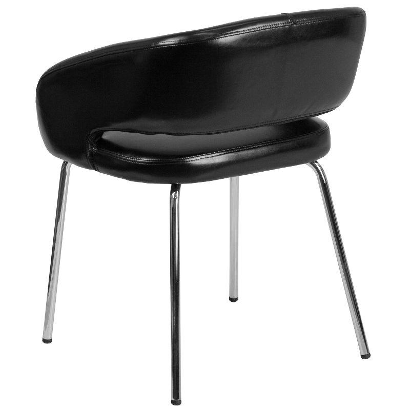 Flash Furniture Fusion Series Contemporary LeatherSoft Side Reception Chair with Chrome Legs