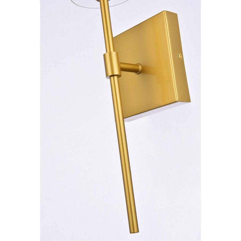 Elegant Lighting Elsreth 1 light brass wall sconce