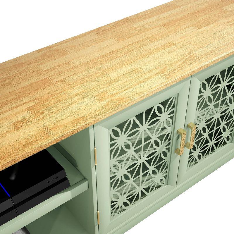 Decorative TV Stand for TVs up to 70" Green - Festivo