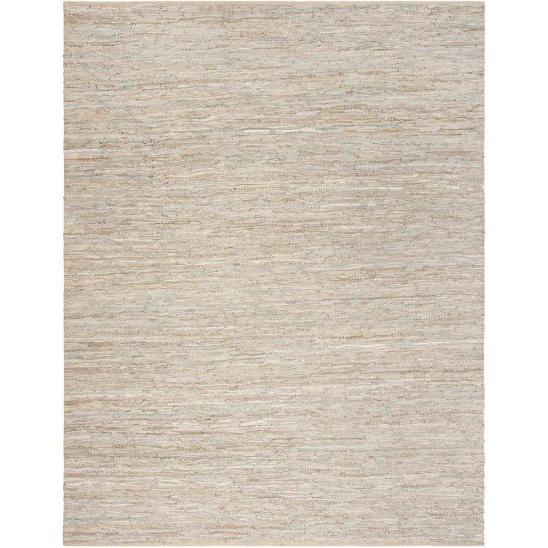 Vintage Leather VTL104 Hand Woven Indoor Area Rug - Beige - 8'x10' - Safavieh