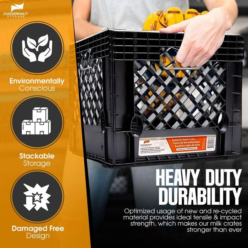 Juggernaut Storage Juggernaut Storage Crate for Office Storage & Classroom Organization, 2-Pack