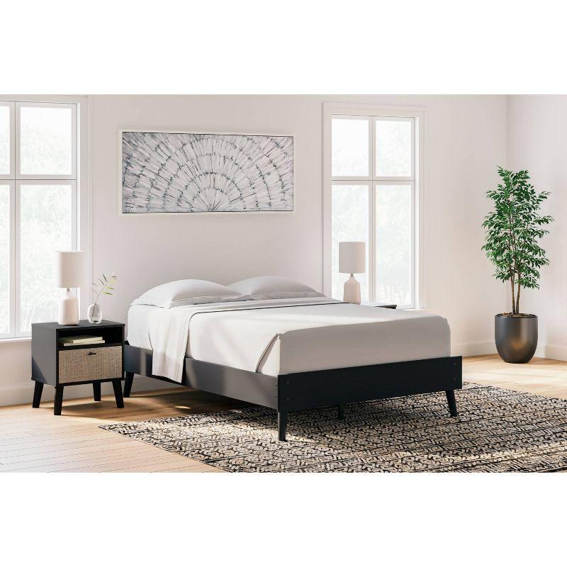 Charlang Platform Bed Black/Gray - Signature Design by Ashley