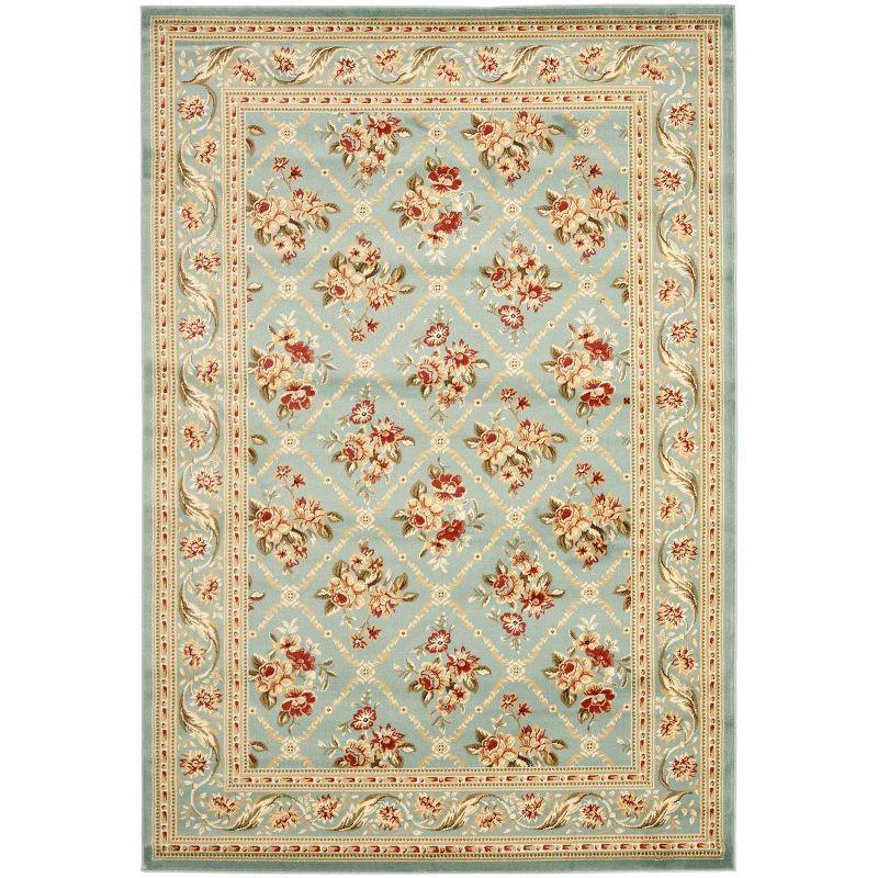 Lyndhurst LNH556 Power Loomed Area Rug - Blue/Blue - 5'3"x7'6" - Safavieh.